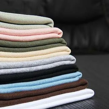 Roselux Women Crew Neck Ribbed Fitted Tight Tshirt Short Sleeve Shirt Basic Knit Top(3695,White-XL)