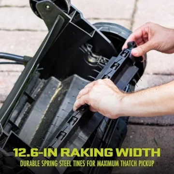 Sun Joe AJ798E Electric Dethatcher Scarifier with Collection Bag