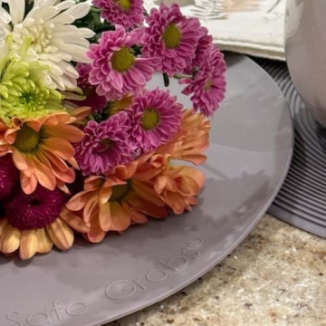 Multi-Purpose Silicone Microwave Mat Splatter Guard Trivet