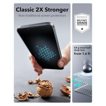 Durable ESR Screen Protector for iPhone 16e 14 13