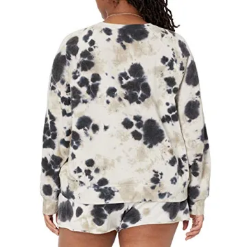 Women's Neon Tie Dye Fleece Sweatshirt by The Drop