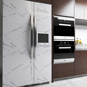 Thick Black White Marble Contact Paper Self Adhesive Waterproof