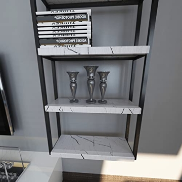 Thick Black White Marble Contact Paper Self Adhesive Waterproof