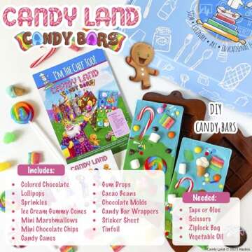 I'm The Chef Too! Kids Baking Kit for Kids, Candyland Candy Cooking Kit, Enjoy, Educational STEM Activities and Learning to Cook with Kids Candy Making Kit