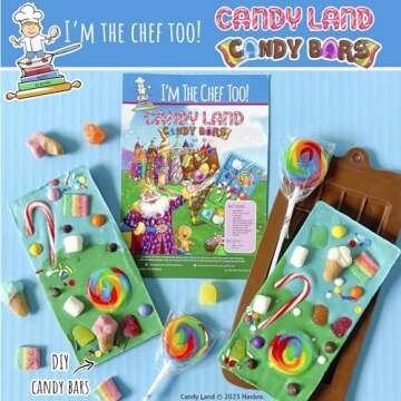 I'm The Chef Too! Kids Baking Kit for Kids, Candyland Candy Cooking Kit, Enjoy, Educational STEM Activities and Learning to Cook with Kids Candy Making Kit