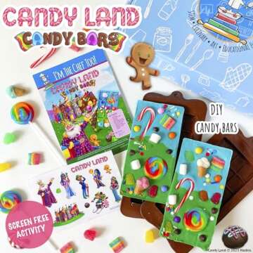 I'm The Chef Too! Kids Baking Kit for Kids, Candyland Candy Cooking Kit, Enjoy, Educational STEM Activities and Learning to Cook with Kids Candy Making Kit