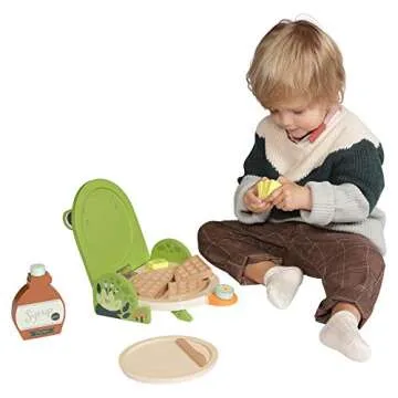 Ribbit Waffle Maker Wooden Toy for Kids Pretend Play