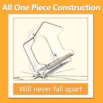 LUJII All One Piece Window Bird Feeder with Strongest Suction Cups, All One Piece No Glue, Lift-Out ...