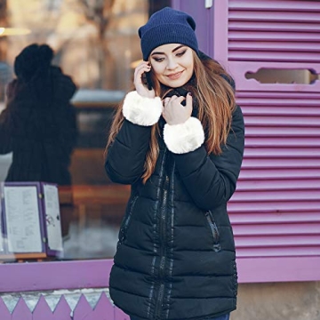 Faux Fur Wrist Warmers - 3 Stylish Pairs for Women