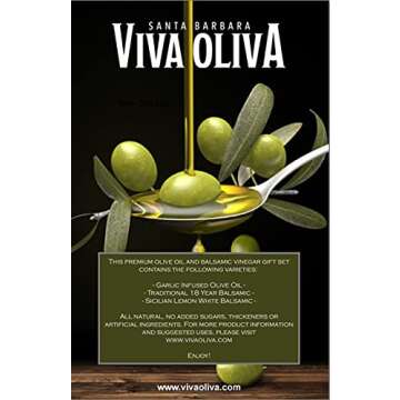 Viva Oliva Premium Flavored Gift Set for Food Lovers