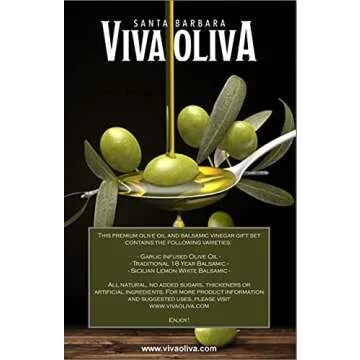 Viva Oliva Premium Flavored Gift Set for Food Lovers