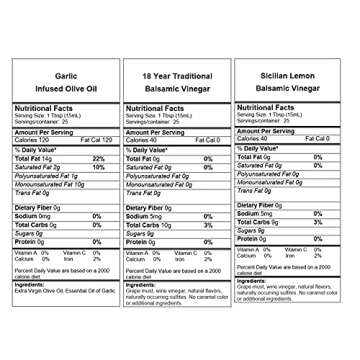 Viva Oliva Premium Flavored Gift Set for Food Lovers