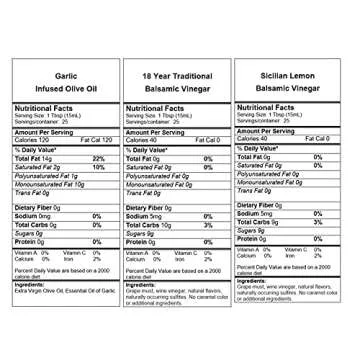 Viva Oliva Premium Flavored Gift Set for Food Lovers