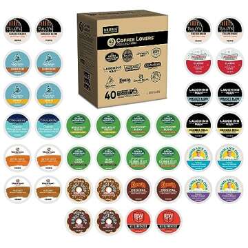 Keurig Coffee Lovers' Collection Sampler Pack, Single-Serve K-Cup Pods, Compatible with all Keurig 1.0/Classic, 2.0 and K-Café Coffee Makers, Variety Pack, 40 Count
