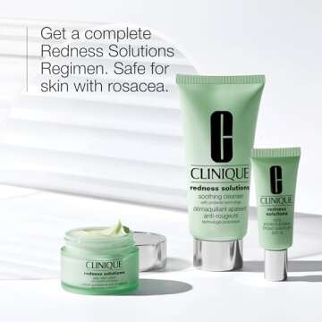 Clinique Redness Solutions Redness Regimen Skincare Set | Cleansing, Calming, Protecting + Appropria...