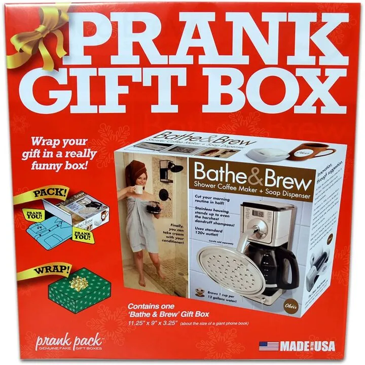 Bathe & Brew Prank Pack - Hilarious Gift Idea