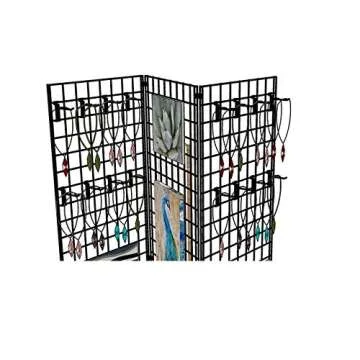 NAHANCO GWH6B 6" Black Gridwall Peg Hooks (Pack of 12)