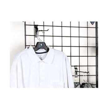 NAHANCO GWH6B 6" Black Gridwall Peg Hooks (Pack of 12)