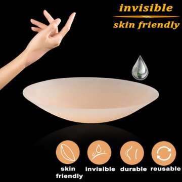 PRETTYWELL Waterproof Nipple Covers for Women - Reusable Pasties