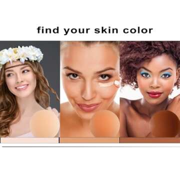 PRETTYWELL Waterproof Nipple Covers for Women - Reusable Pasties