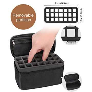 Lipstick Organizer Bag Lip Gloss Lip Balm Case Chapstick Holder Bag Makeup Artist Lipstick Bag With ...