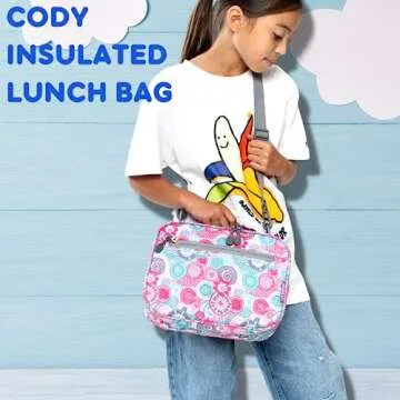 Stylish Insulated Kids Lunch Box - J World New York Cody Lunch Bag
