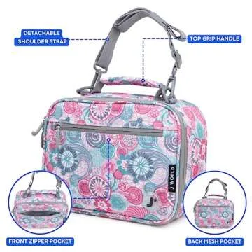J World New York Cody Lunch Bag - Stylish & Insulated