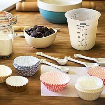 Evetree Silicone Measuring Cup for Cooking Silicone Flexible Melting Measure Cup for Butter, Chocola...