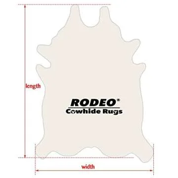 RODEO Amazing Cowhide Skin Rug Tricolor Brown Brown Chocolate Nutella Large Size