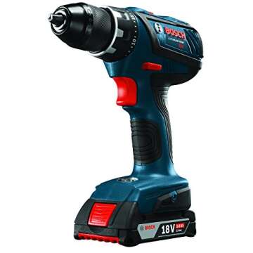 Bosch Power Tools Drill Set - CLPK232A-181 – 18-Volt Cordless Drill Driver/Impact Combo Kit with 2...