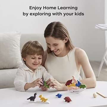 Dinosaur Wooden Stacking Blocks - Fun Educational Toys