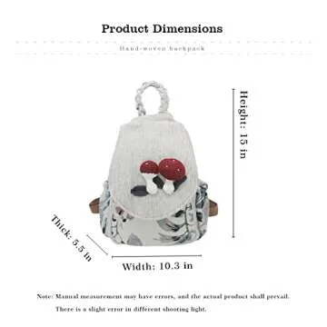 Cute Multi Pocket Eco-Friendly Backpack for Women