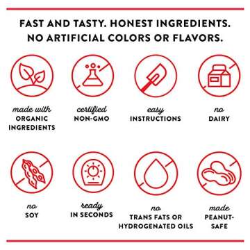 Miss Jones Baking Organic Cake In A Cup, Microwave in Under a Minute, Quick Mix, Less Mess Than a Mug: Chocolate Chip (Pack of 8)