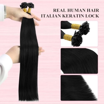 YoungSee U Tip Hair Extensions - Soft Real Human Hair