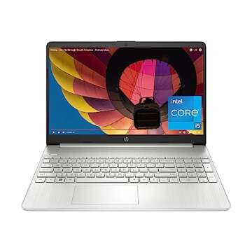 HP 15.6" Laptop, 12th Gen Intel i5, 16GB RAM