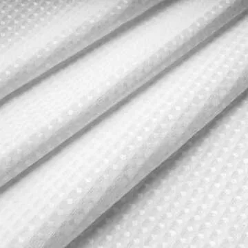 N&Y HOME Premium Waffle Shower Curtain Set - 54" x 78"