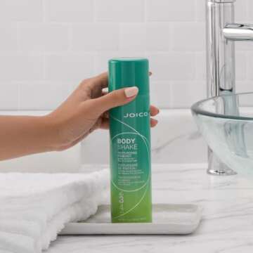 Joico Body Shake Texturizing Finisher | For Fine to Medium Hair | Long-Lasting Volume & Fullness | Thermal Heat, Humidity, Pollution, & UV Protection | Control Frizz & Flyaways | Paraben Free | 250mL