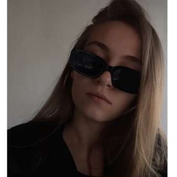 Retro Rectangle Sunglasses for Women/Men Driving Glasses 90’s Vintage Small Square Eyewear UV Protection Glasse (Sand tea/beige)