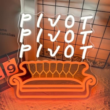 Friends TV Show Neon Signs Dimmable Pivot Neon Sign for Wall Decor, Sofa Neon Light Sign for Bedroom...