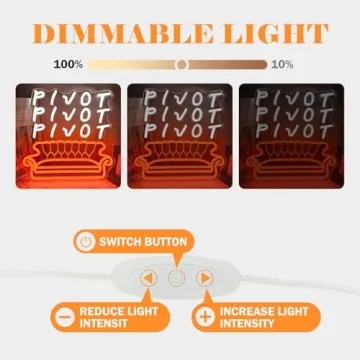 Dimmable Friends TV Show Neon Sign for Fun Decor