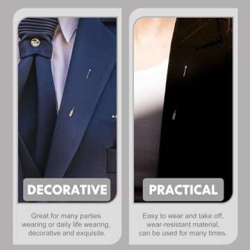 Abaodam 20Pcs Boutonniere Pin Corsage Pin Sewing Stick Heallily Safety Brooch Pins Round Ball Metal Brooch Boutonniere Sticks with Clutches for Costume DIY Craft Jewelry Making