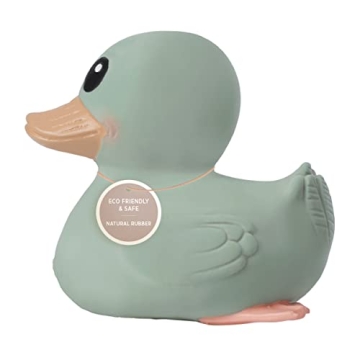 HEVEA Kawan Mini Rubber Duck - 100% Natural Rubber Baby Bath Toy - Eco Friendly, Perfect for Playing...