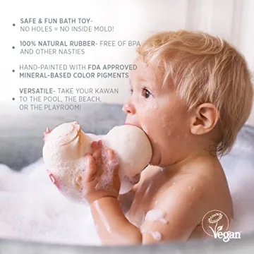 HEVEA Kawan Rubber Duck - Eco-Friendly Baby Bath Toy