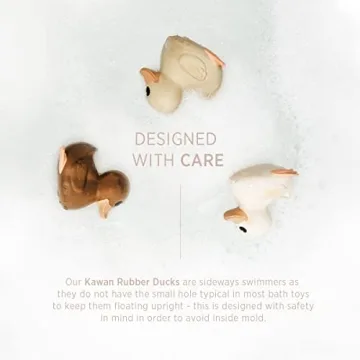 HEVEA Kawan Rubber Duck - Eco-Friendly Baby Bath Toy
