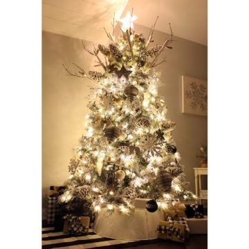 Farmhouse Star Ornaments - Handcrafted Holiday Decor