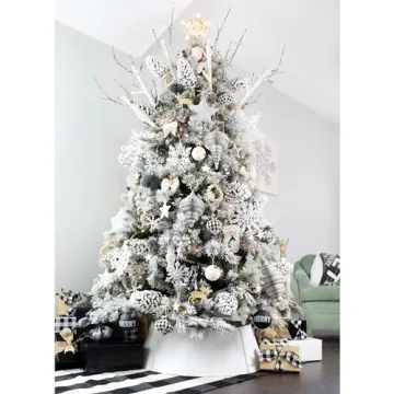 Farmhouse Star Ornaments - Handcrafted Holiday Decor