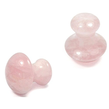 TOP-VRA 2pieces Gua Sha Tool,Gua Sha Scraping Massage Tool,Crystal Chakra Healing Stone,Mushroom Sha...