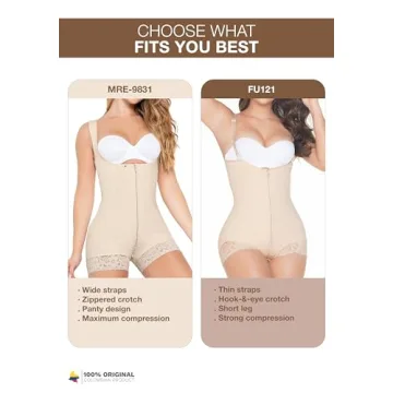 Mariae Fajas 9831 Compression Shapewear Bodysuit