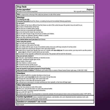 Amazon Hair Regrowth Treatment for Women, Minoxidil 5%