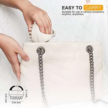 AIMIKE Hair Scalp Massager Shampoo Brush, Scalp Brush Hair Scrubber, Hair Washing Scalp Exfoliator Brush for Dandruff, Head Scrubber for Thick Curly Wet Dry Hair of Women Men Kids, 2 Pack